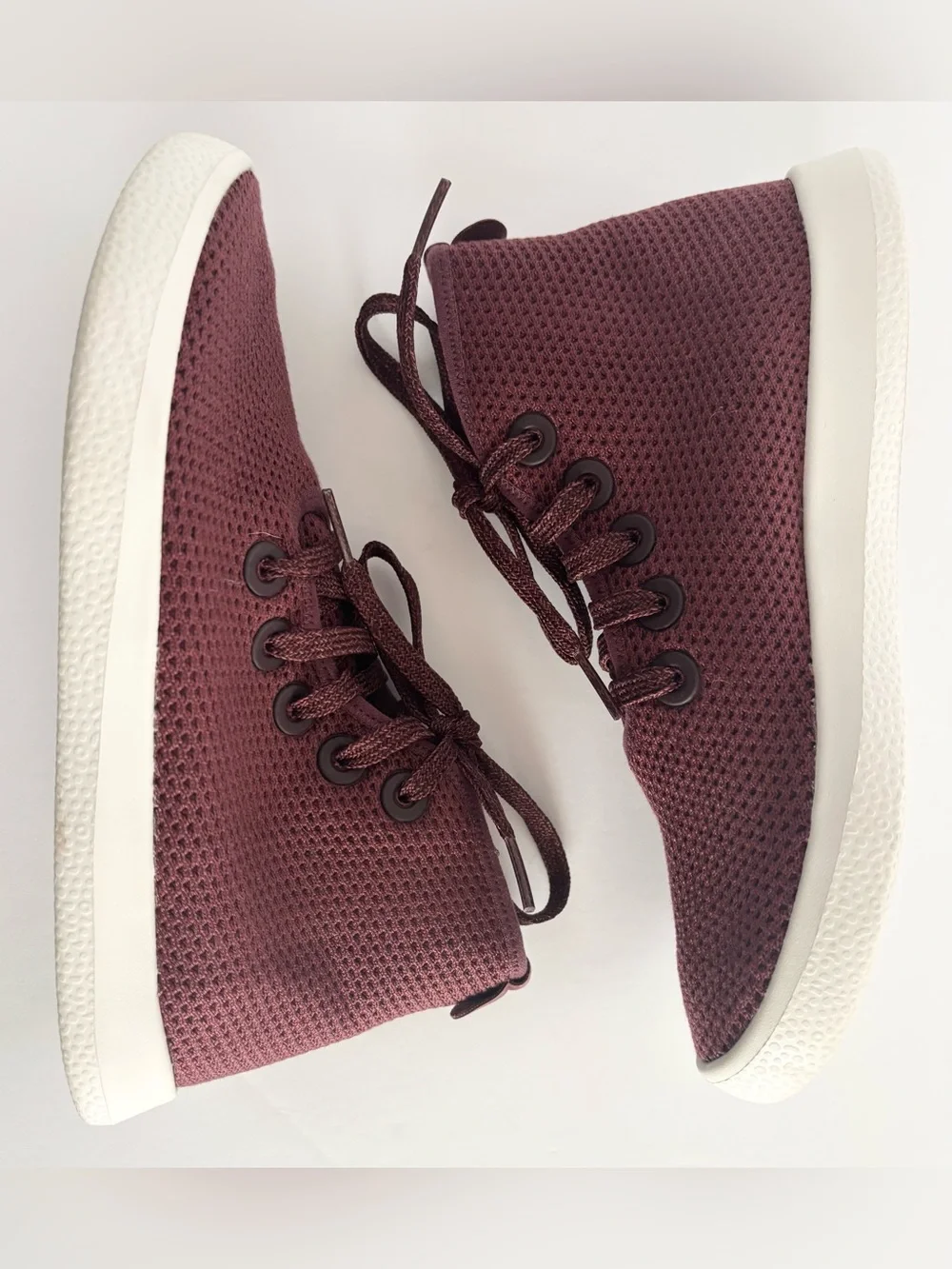 Allbirds Maroon Tree Topper High Top Sneakers